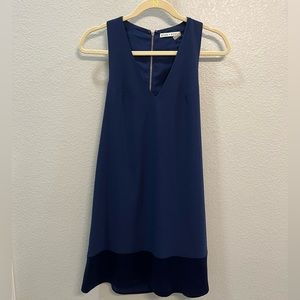 Navy blue mini dress